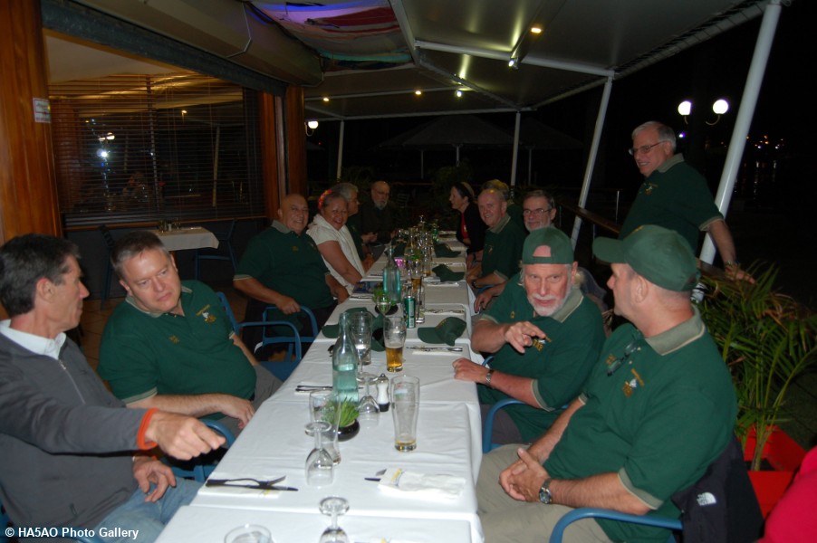 Team dinner including FK8DD   his wife Vitea